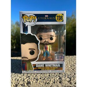 Funko Pop Marvel Eternals: Dane Whitman EE Exclusive w/Collectible Card(#738,NEW